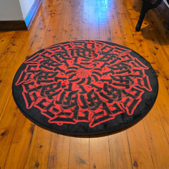 Zombie Hill Glyph Round Rug - 2 sizes