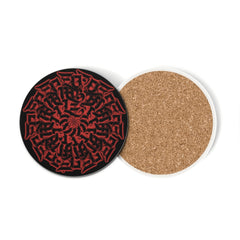 Zombie Hill Glyph Ceramic Coasters 4 Pcs