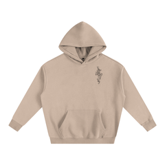 Bone Daddy Black Over-Sized Fleece Hoodie