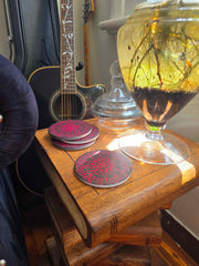 Zombie Hill Glyph Ceramic Coasters 4 Pcs