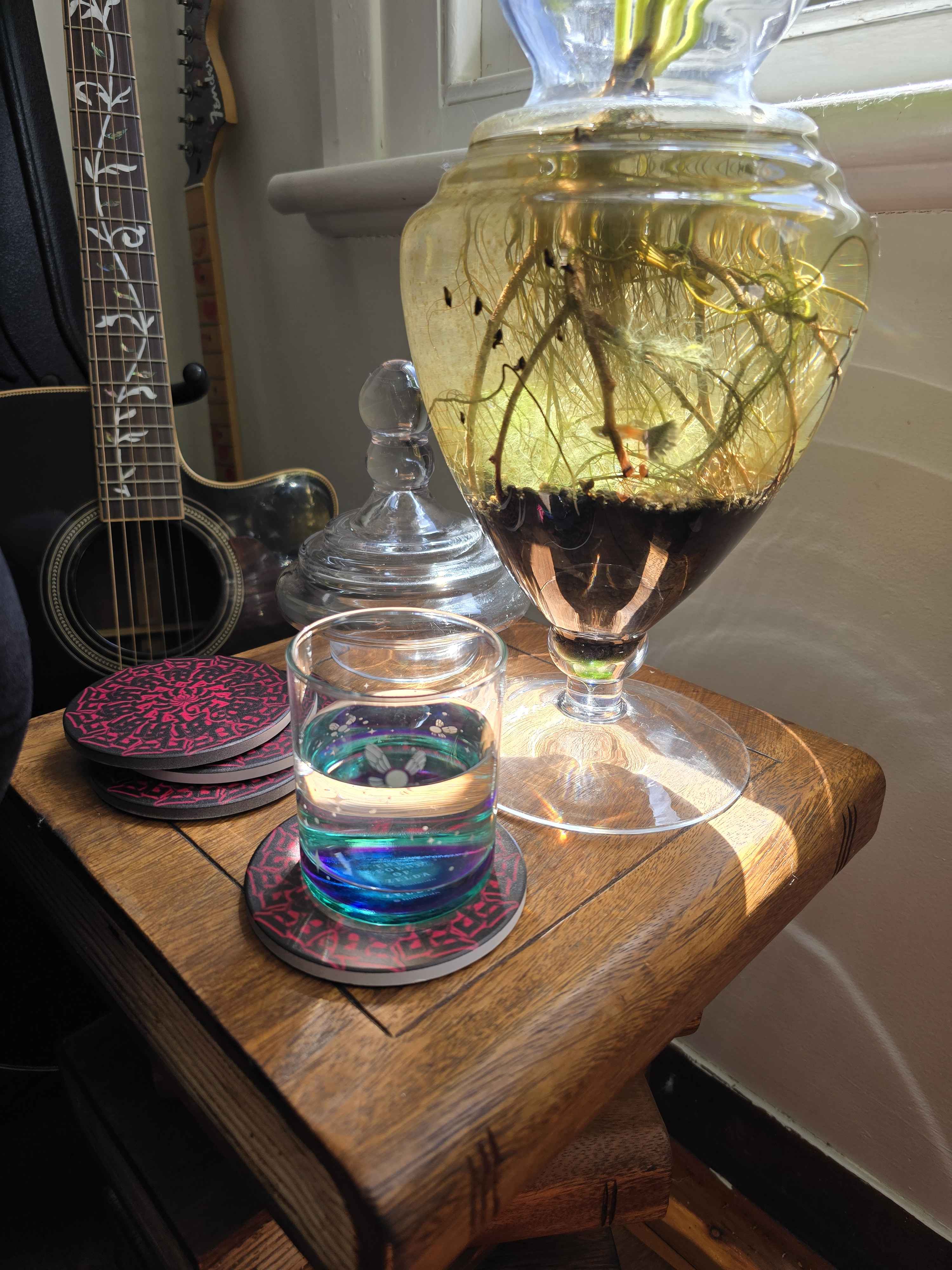 Zombie Hill Glyph Ceramic Coasters 4 Pcs