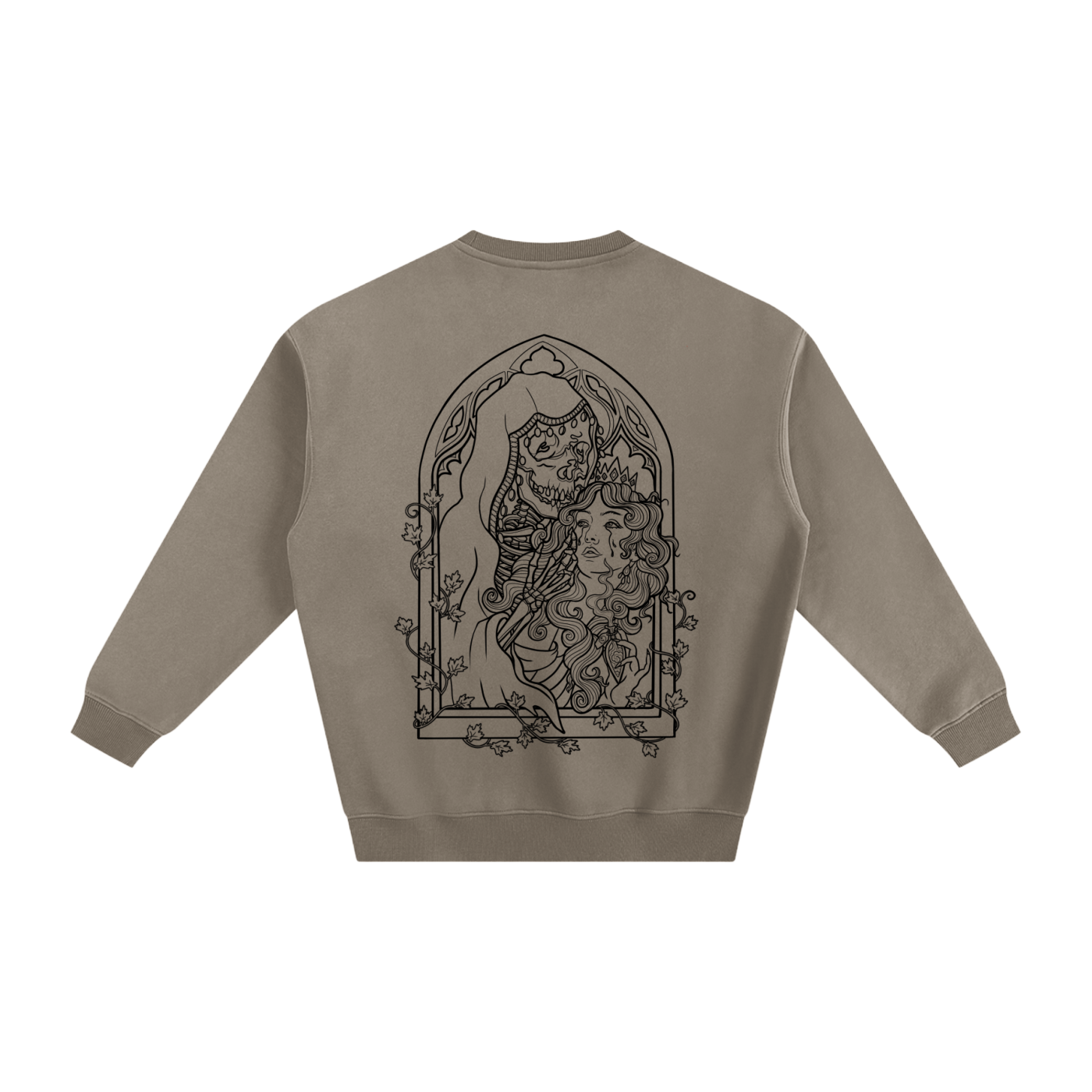 Bone Daddy - Fleeced Sweatshirt BLACK LOGO
