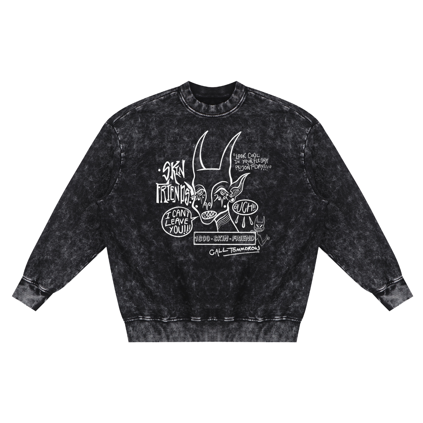 Skin Friends Sweatshirt - Ghost Inkorporated