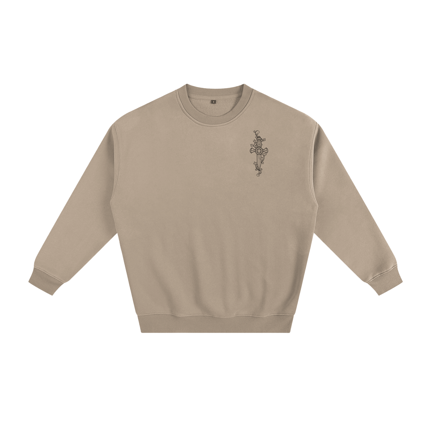 Bone Daddy - Fleeced Sweatshirt BLACK LOGO