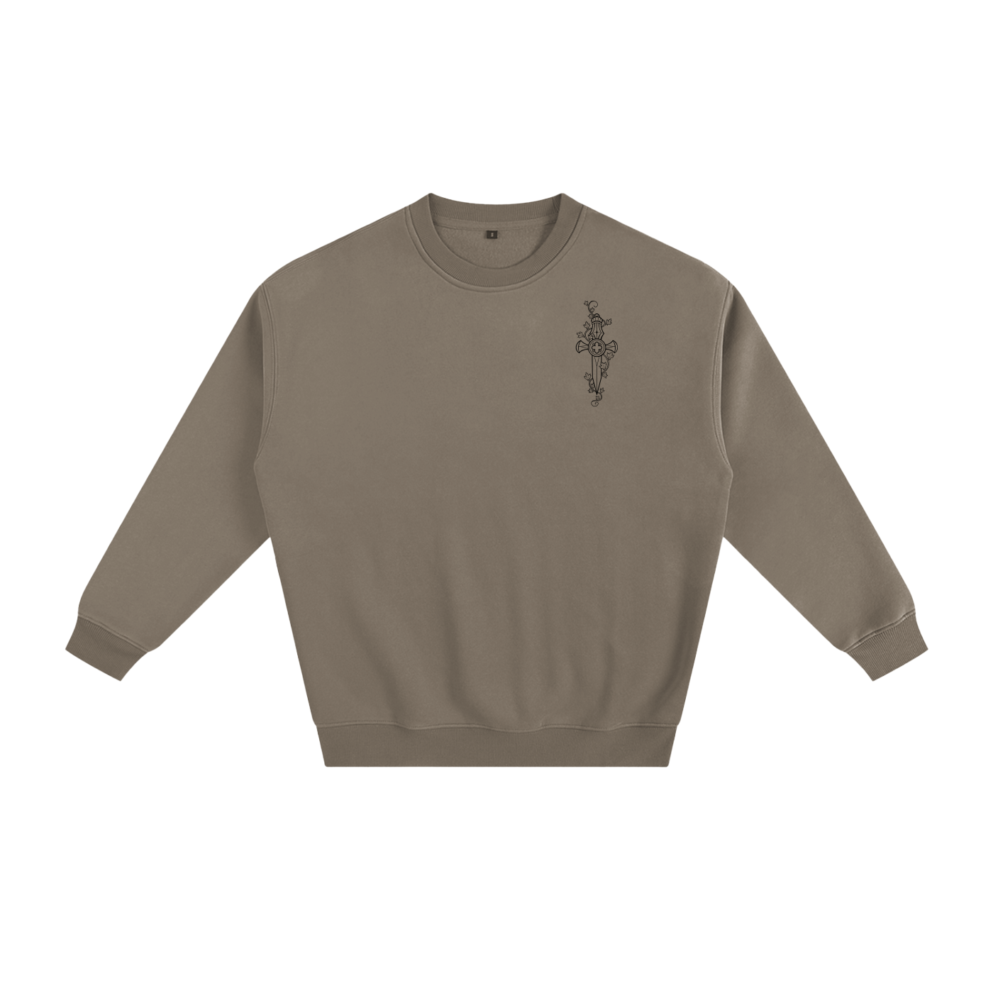 Bone Daddy - Fleeced Sweatshirt BLACK LOGO