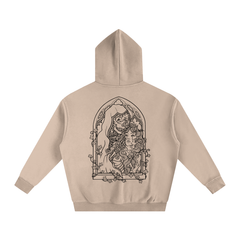 Bone Daddy Black Over-Sized Fleece Hoodie