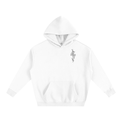 Bone Daddy Black Over-Sized Fleece Hoodie