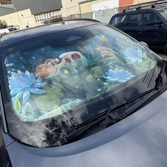 Let Me Rest - Car Sun Shade - By Jade Zombie