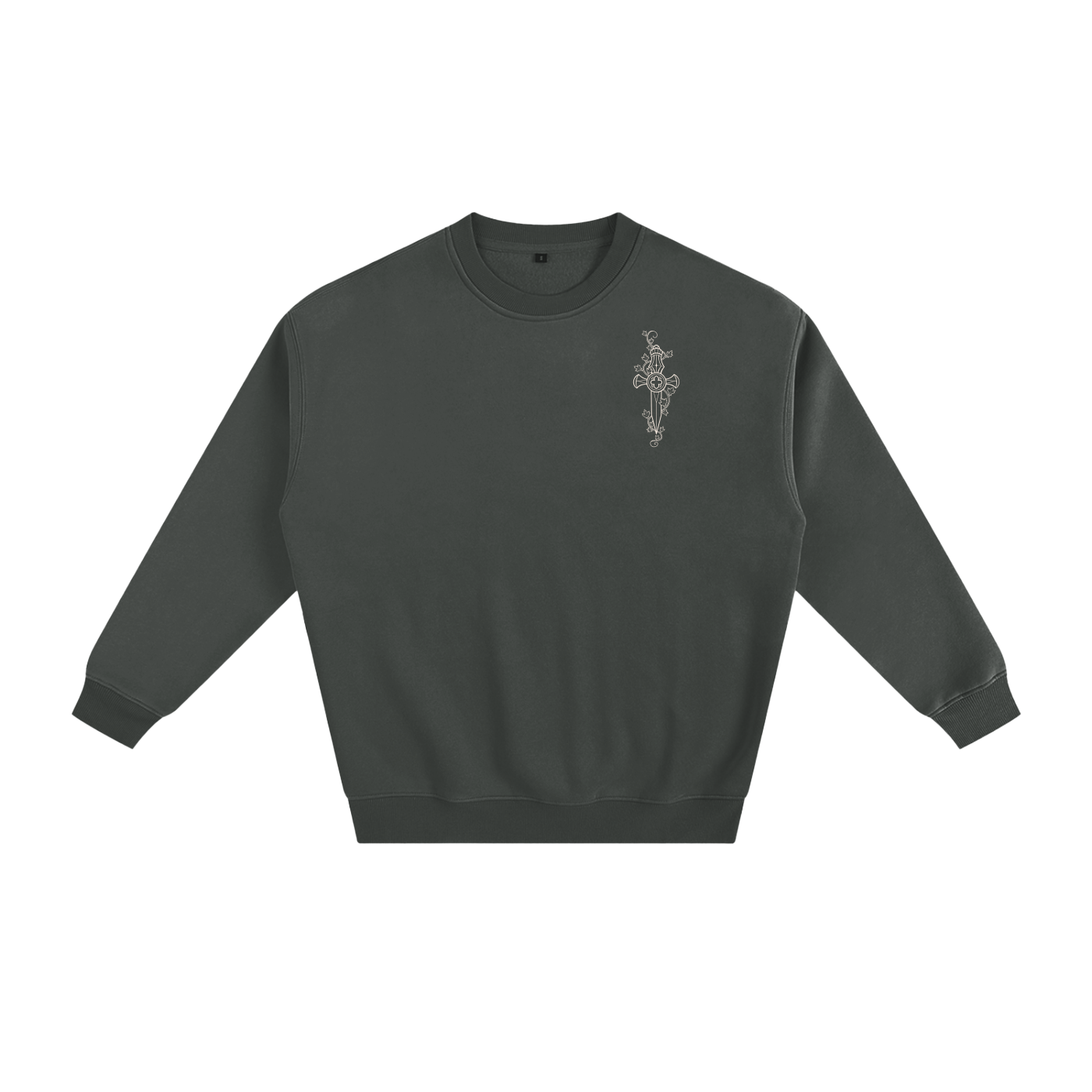 Bone Daddy - Fleeced Sweatshirt WHITE LOGO