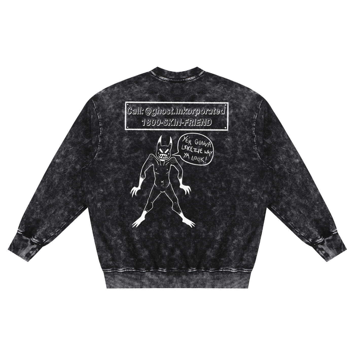 Skin Friends Sweatshirt - Ghost Inkorporated