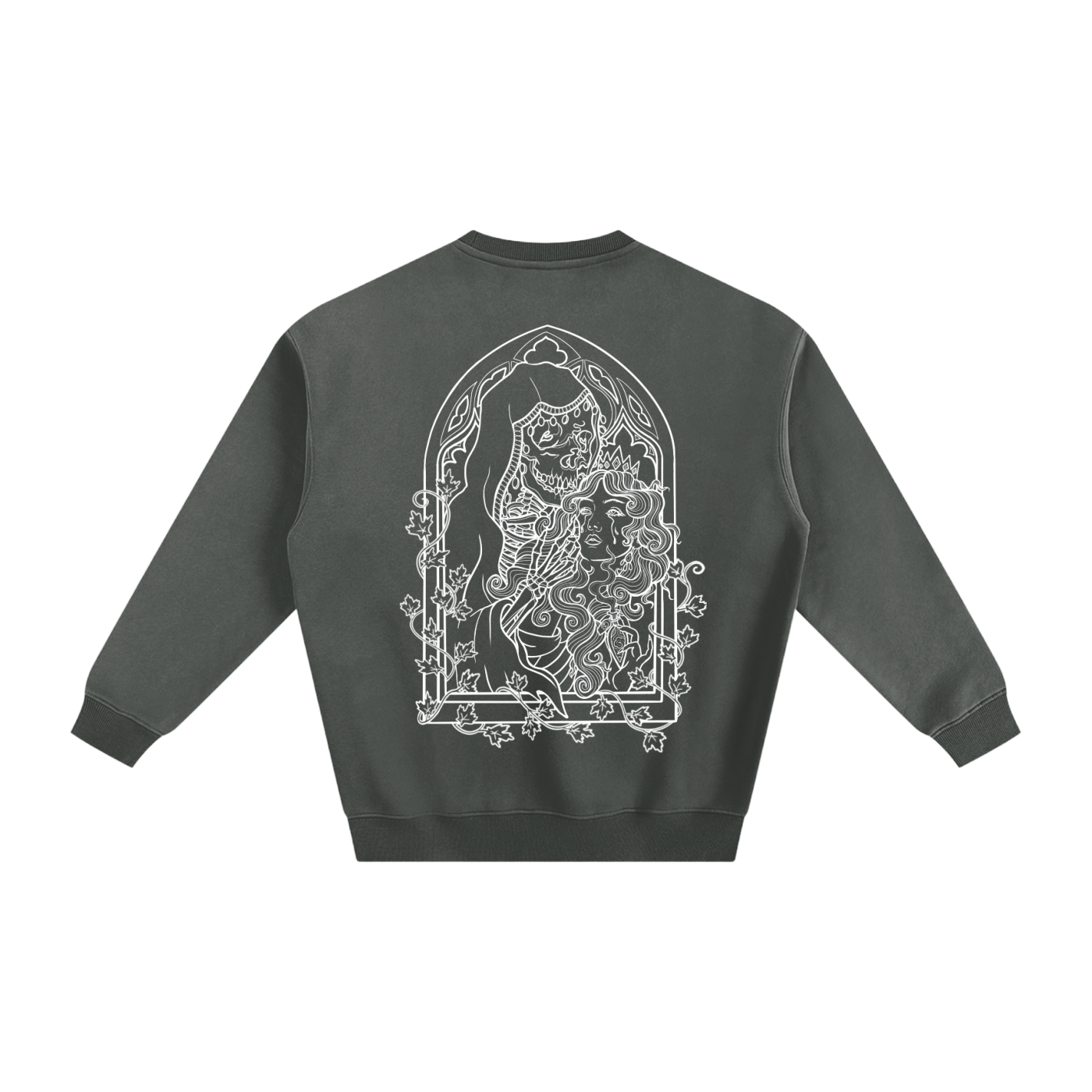 Bone Daddy - Fleeced Sweatshirt WHITE LOGO