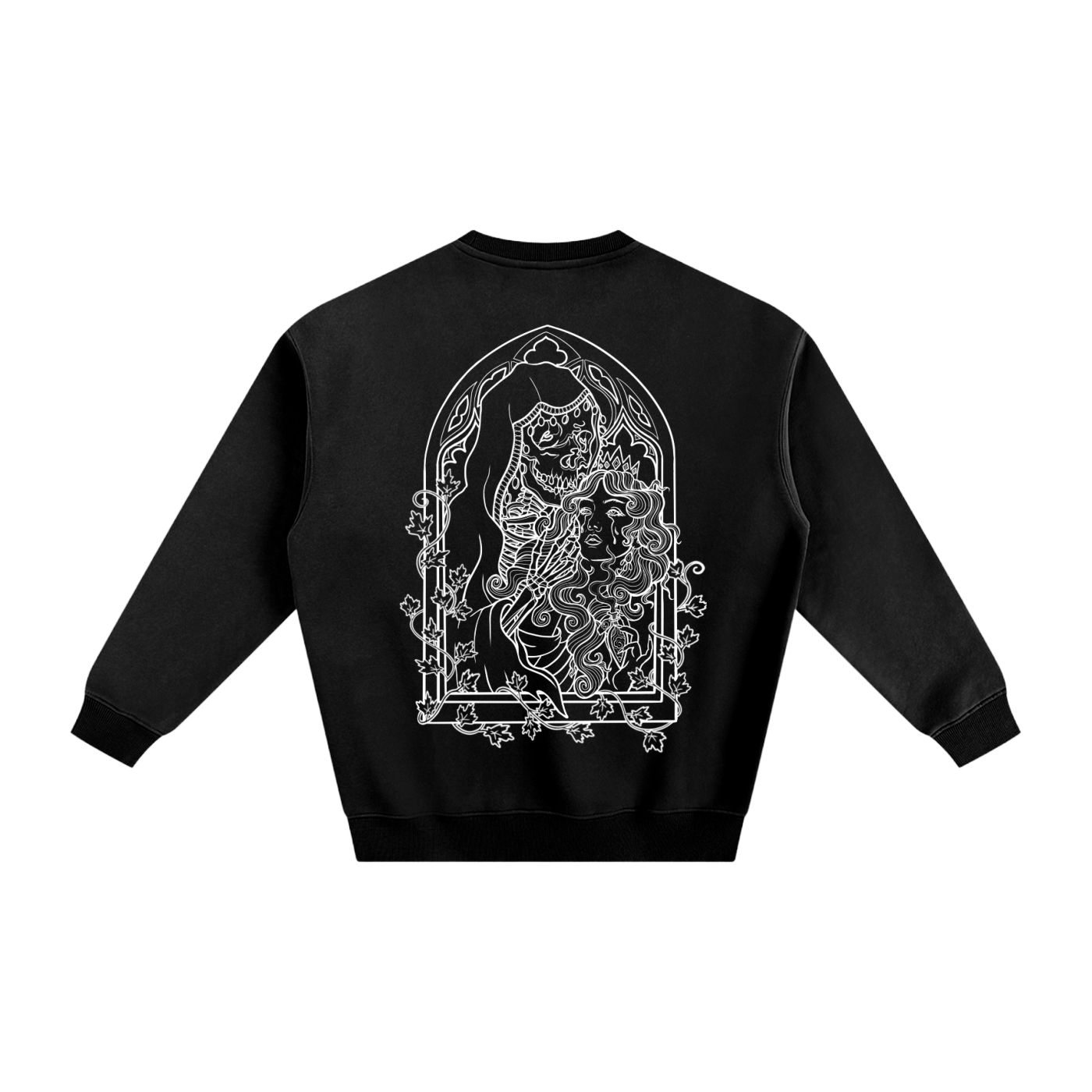 Bone Daddy - Fleeced Sweatshirt WHITE LOGO