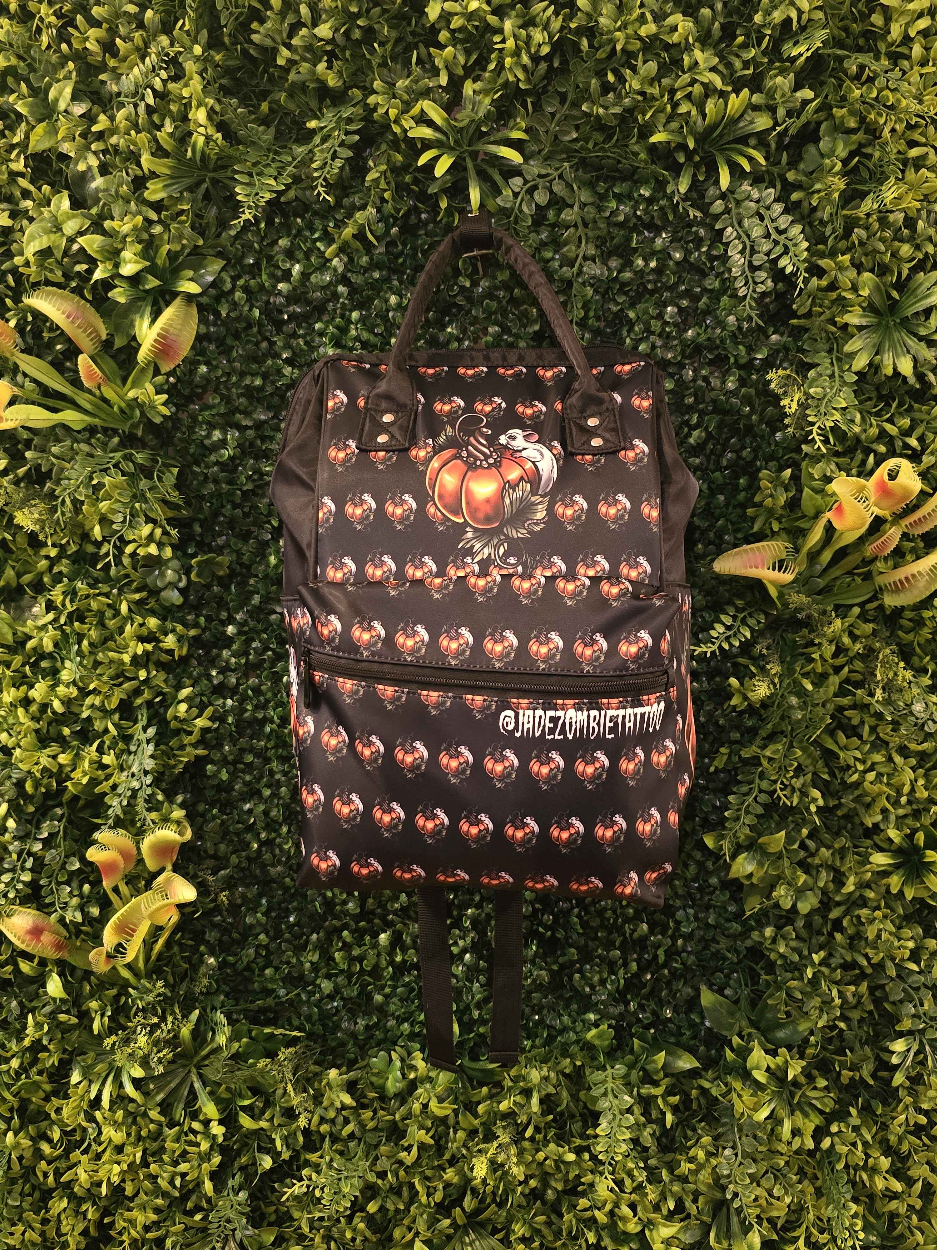 Pumpkin Mouse Backpack - By Jade Zombie