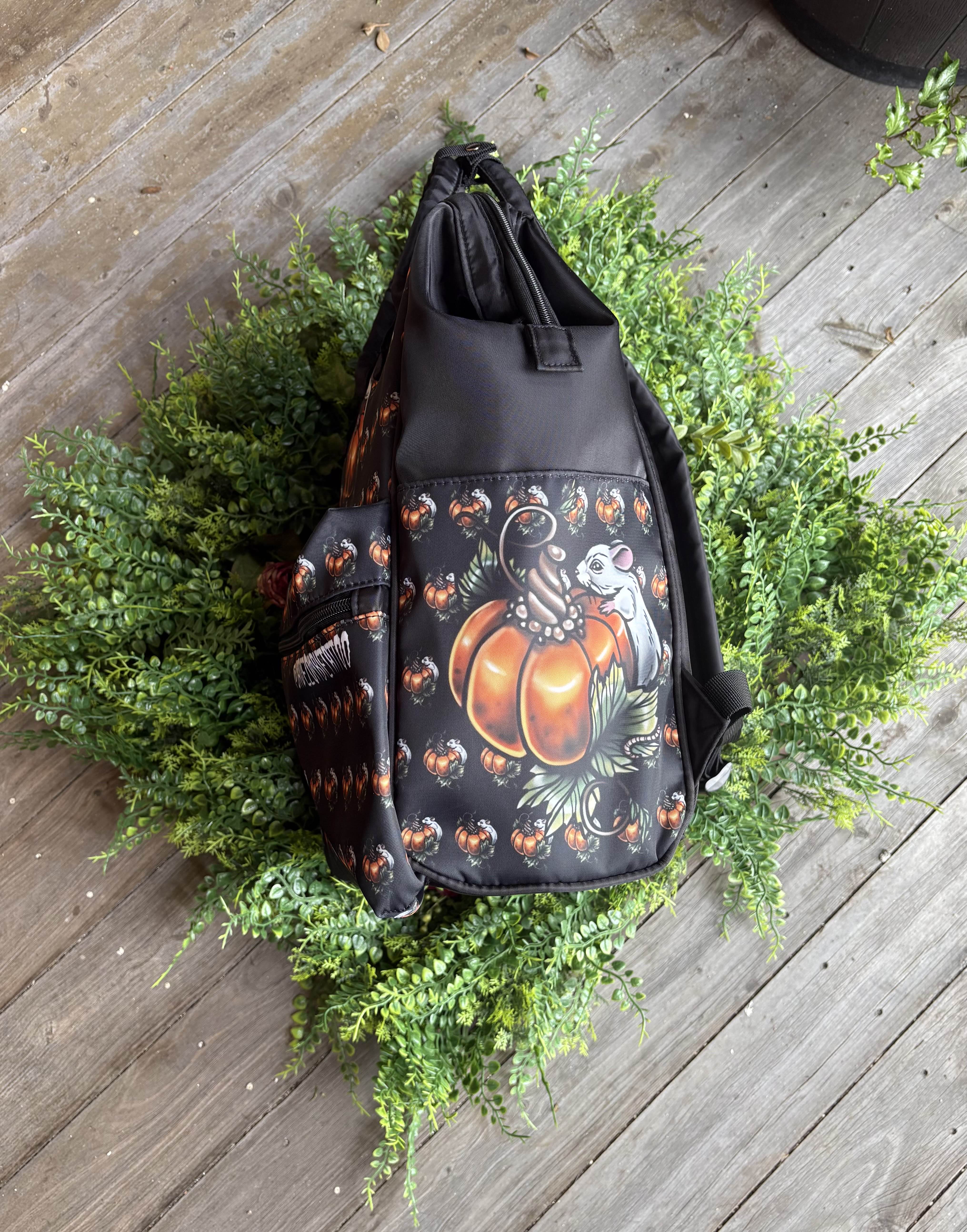 Pumpkin Mouse Backpack - By Jade Zombie